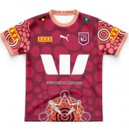 Camiseta Ninos Queensland Maroons Rugby 2024 Indigena