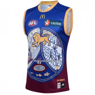 Camiseta Brisbane Lions AFL 2024 Indigena