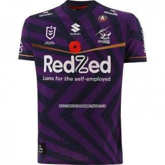 Camiseta Melbourne Storm Rugby 2024 Indigena