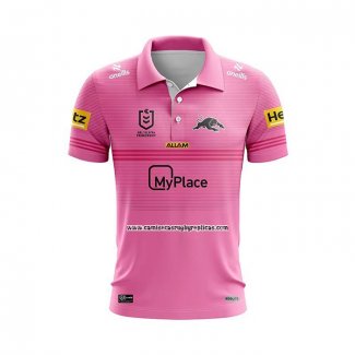 Camiseta Polo Penrith Panthers Rugby 2024 Segunda