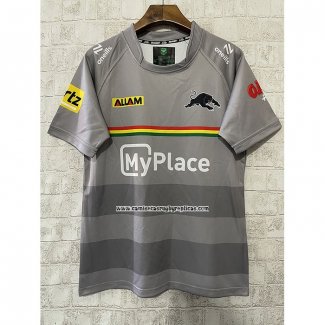 Camiseta Penrith Panthers Rugby 2025 Entrenamiento Gris