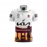 Camiseta Polo Brisbane Broncos Rugby 2024 ANZAC