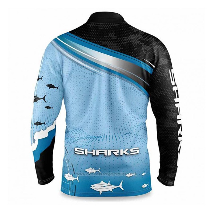 Cronulla Sharks 2022 NRL Indigenous Fishing Shirt, NRLSH81EB